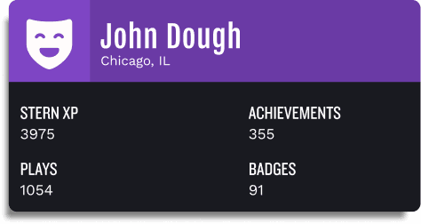 Player profile card
